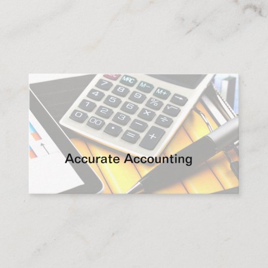 Accountant CPA Moderne Visitekaartjes (Voorkant)