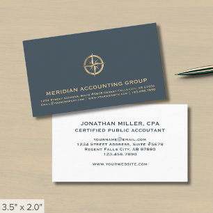 Accountant CPA Professional Visitekaartje