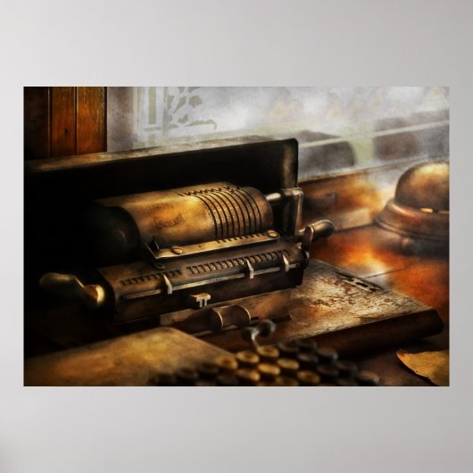Accountant - de Toevoegingsmachine Poster (Voorkant)