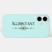 Accountant decoratieve lijn Case-Mate iPhone case (Achterkant (horizontaal))