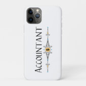 Accountant decoratieve lijn Case-Mate iPhone case (Achterkant)