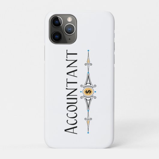 Accountant decoratieve lijn Case-Mate iPhone case (Achterkant)