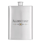 Accountant decoratieve lijn flacon (Voorkant)
