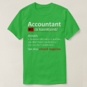 Accountant Definitie 1 T-shirt (Design voorkant)