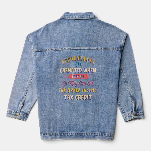 Accountant Denim Jacket (Achterkant)