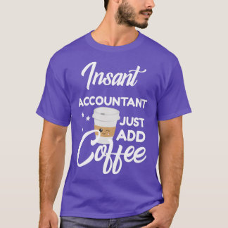 Accountant die van Coffee Funny Gift houdt T-shirt