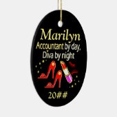 ACCOUNTANT DIVA GEPERSONALISEERD ORNAMENT (Rechts)