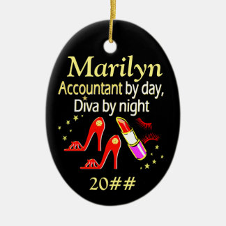 ACCOUNTANT DIVA GEPERSONALISEERD ORNAMENT