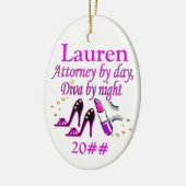 ACCOUNTANT DIVA GEPERSONALISEERD ORNAMENT (Links)