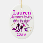 ACCOUNTANT DIVA GEPERSONALISEERD ORNAMENT (Achterkant)