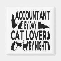 Accountant door Dag Kat Lover door Nacht