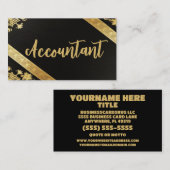 Accountant Elegant Visitekaartje (Voorkant / Achterkant)