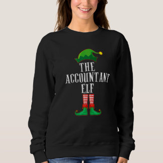 Accountant Elf Bijpassende Familie Groep Kerst Par Trui