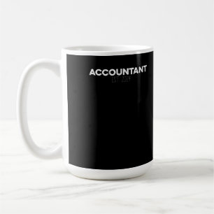 Accountant EST 2024: Boekhoudkundige CPA Accountan Koffiemok