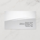 Accountant Finance Services Abstract Black Zig Zag Visitekaartje (Achterkant)