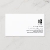 Accountant Finance Services Elegant Gold Curve Visitekaartje (Achterkant)