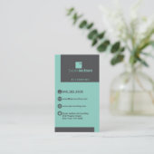 Accountant financieel adviseur accountant visitekaartje (Staand voorkant)