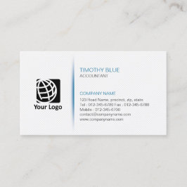 Accountant Financiële Diensten Eenvoudige Lijnen T Visitekaartje