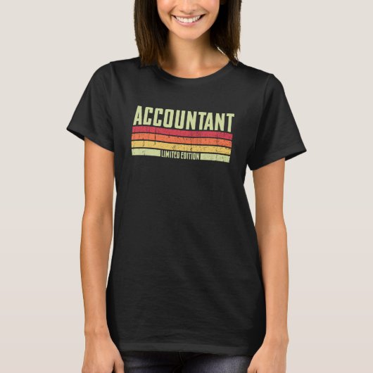 Accountant Financiën Belastingen T-shirt (Voorkant)