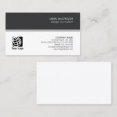 Accountant Financiën Eenvoudige minimale professio Visitekaartje (Voorkant / Achterkant)