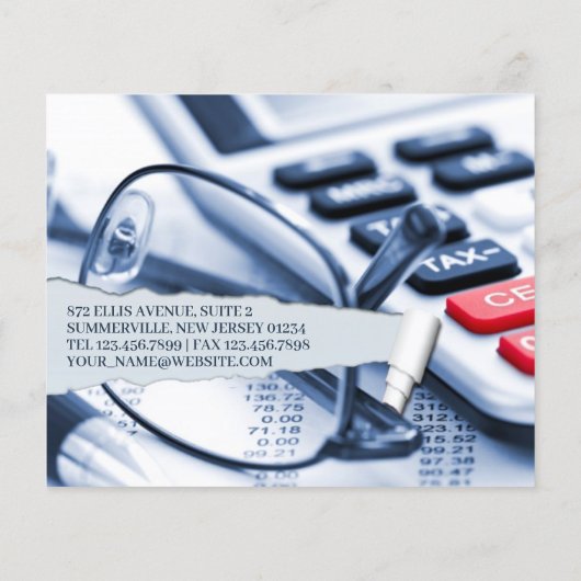 Accountant Flyer (Achterkant)