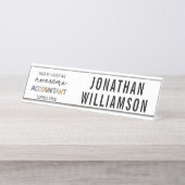 Accountant Funding Geweldige CPA Accounting Bureau Naambordje (Voorkant)