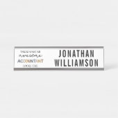 Accountant Funding Geweldige CPA Accounting Bureau Naambordje (Voorkant)