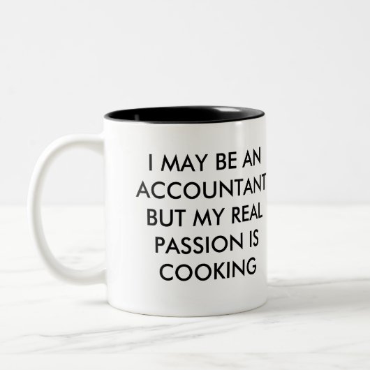 Accountant Funny Coffee Mok (Links)