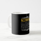 Accountant Funny Definition Custom Cft Koffiemok (Voorkant links)