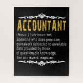 Accountant Funny Definition Custom Cft Legpuzzel (Verticaal)