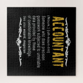 Accountant Funny Definition Custom Cft Legpuzzel (Horizontaal)