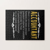 Accountant Funny Definition Custom Cft Legpuzzel (Horizontaal)