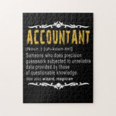 Accountant Funny Definition Custom Cft Legpuzzel (Verticaal)