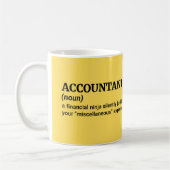 Accountant Funny Definition Koffiemok (Links)