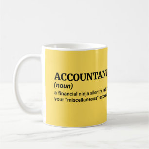 Accountant Funny Definition Koffiemok