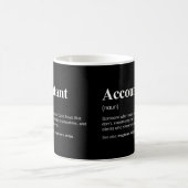 Accountant Funny Finance Business Work Definition Koffiemok (Center)