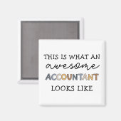 Accountant Funny Geweldige Accountant CPA Cadeaubo Magneet (Voorkant / Achterkant)