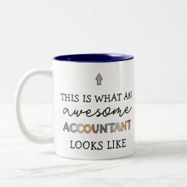 Accountant Funny Geweldige Accountant CPA Cadeaubo Tweekleurige Koffiemok