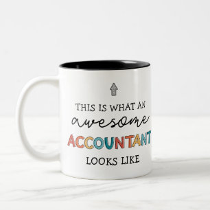 Accountant Funny Geweldige Accountant CPA Tweekleurige Koffiemok