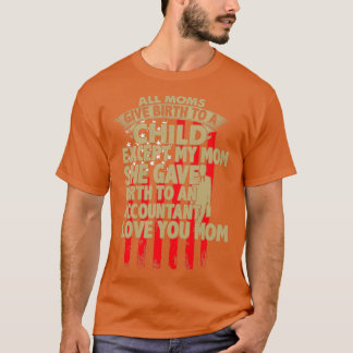 Accountant geeft toestemming aan een accountant t-shirt
