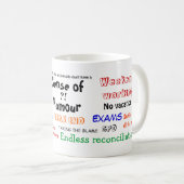 Accountant gevoel voor humor ?! (UK) Koffiemok (Voorkant rechts)