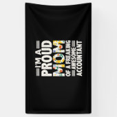 Accountant Gift | A Freaking Awesome Accountant Spandoek (Verticaal)
