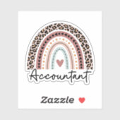 Accountant Gift, Boekhouding, Gift voor Accountant Sticker (Vel)