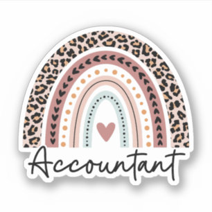 Accountant Gift, Boekhouding, Gift voor Accountant Sticker