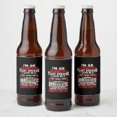 Accountant Gift | I Am An Accountant Bier Etiket (Flessen)