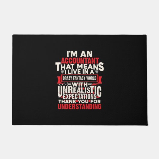 Accountant Gift | I Am An Accountant Deurmat (Voorkant)