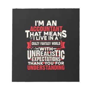 Accountant Gift I Am An Accountant Notitieblok