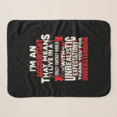 Accountant Gift | I Am An Accountant Sherpa Deken (Voorkant (horizontaal))