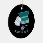 Accountant Gifts Keramisch Ornament (Rechts)