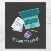 Accountant Gifts Wijn Etiket (Enkel label)